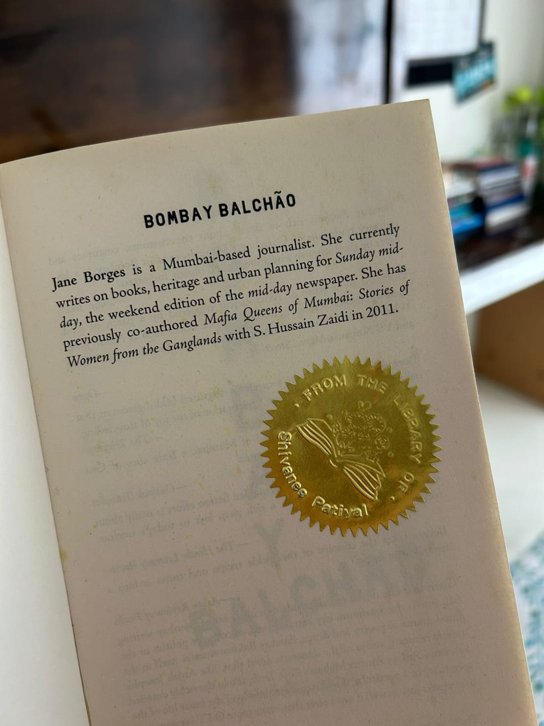Customer photo review of Custom Book Embosser