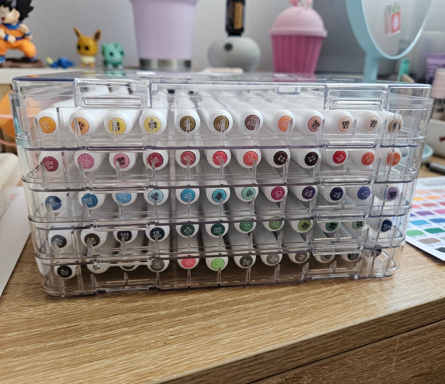 Customer photo review of Languo - Set 60 Marcadores Acrílicos Punta Pincel
