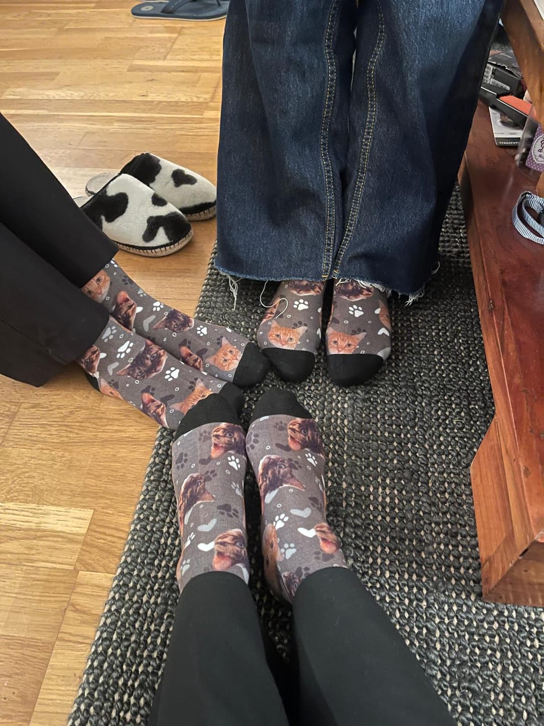 Customer photo review of Votre photo - Chaussettes personnalisées