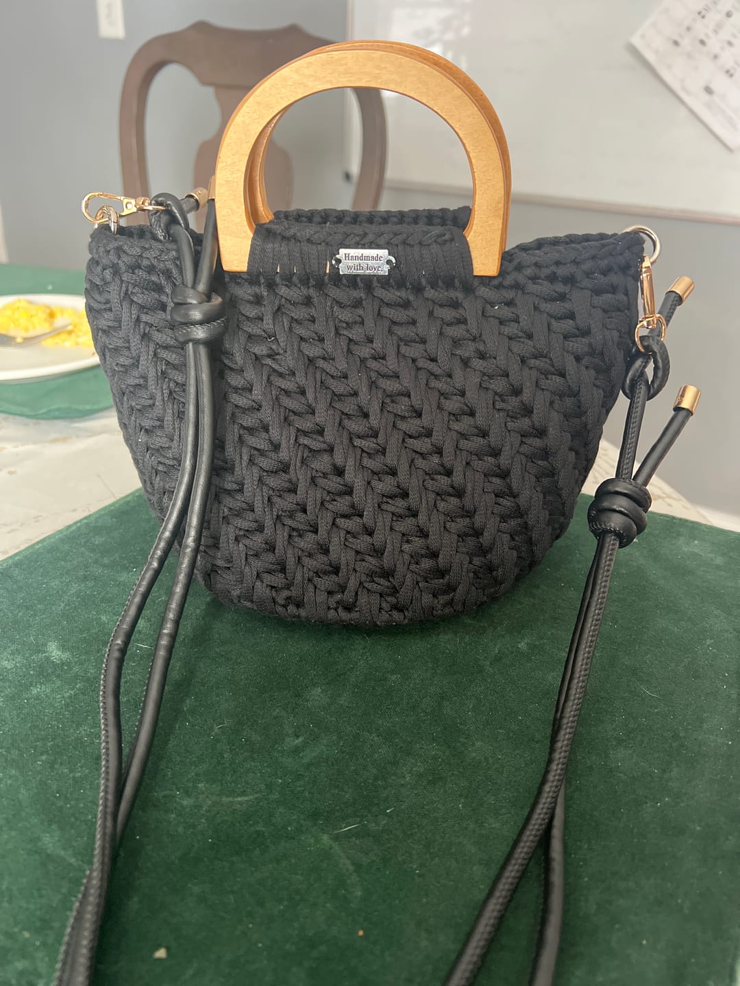Customer photo review of CrochetPark™  Elegant granny Crochet Bag DIY Kit