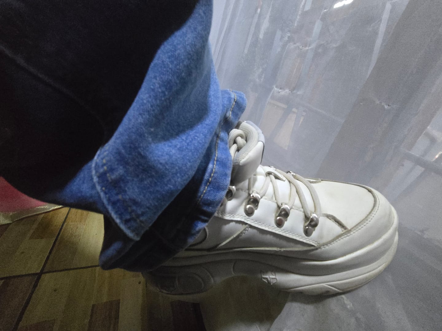 Customer photo review of Zapatilla Blanca Mujer 97249
