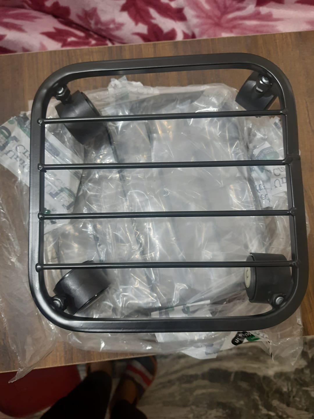 Customer photo review of United Crafts Liva Wheel Pot Stands for Planters