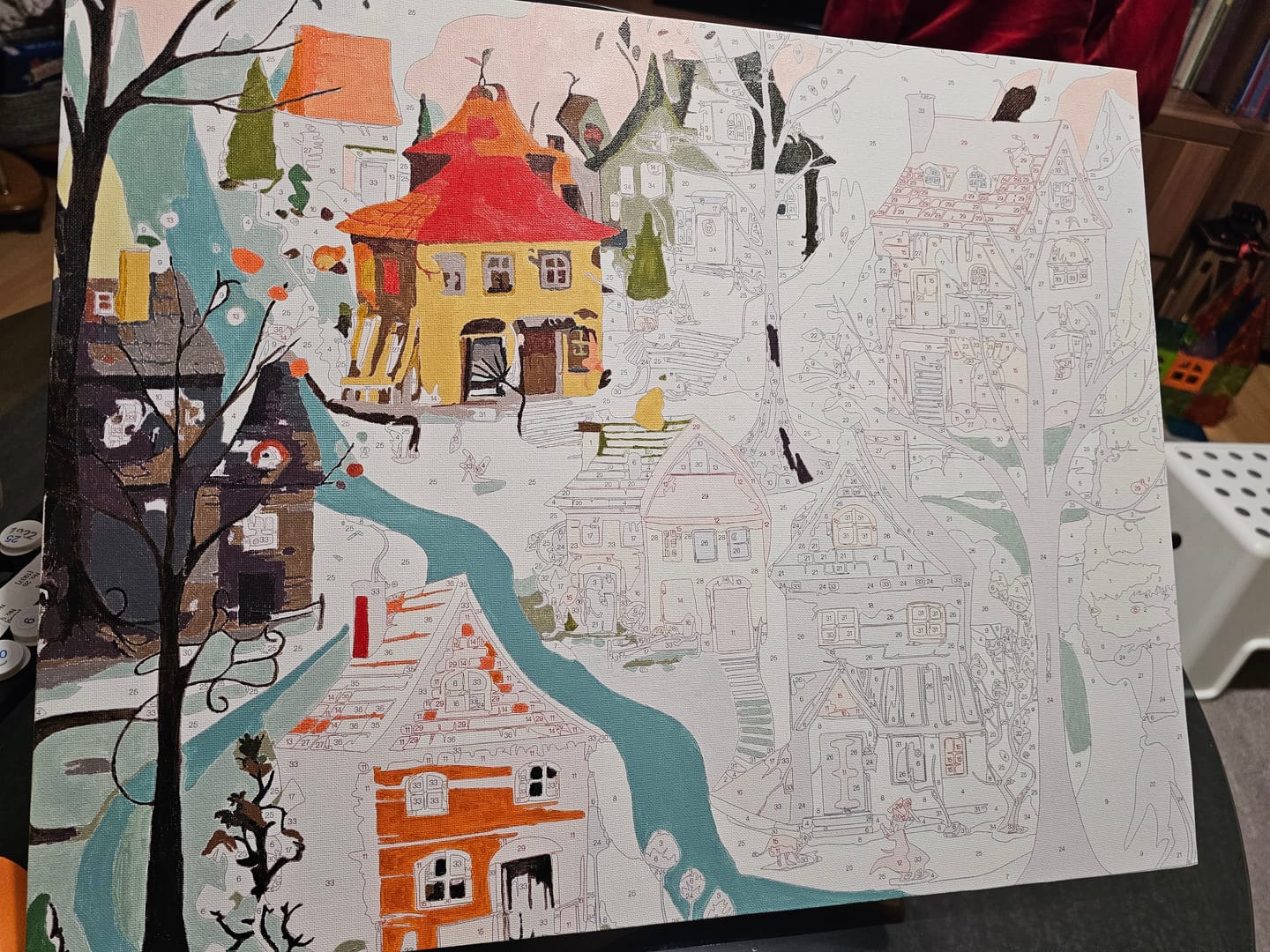 Customer photo review of Playful Village Scene