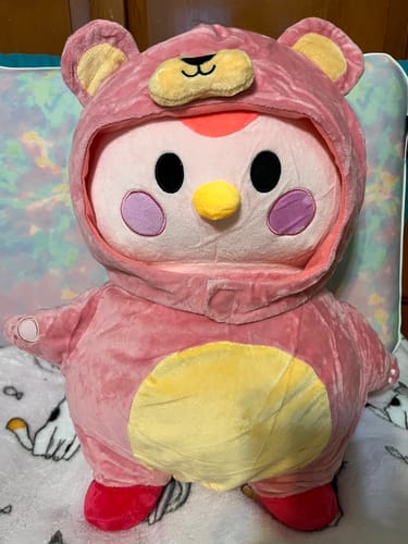 Customer photo review of Pink Plushie: Where Soft Self-Care Begins