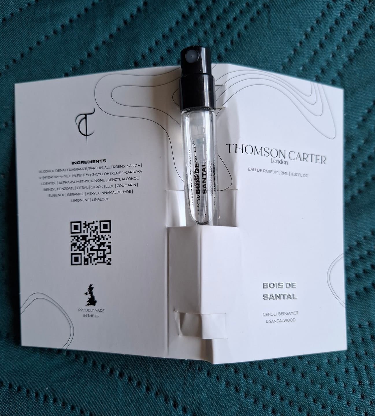 Customer photo review of Bois De Santal | Eau de Parfum | 2ml