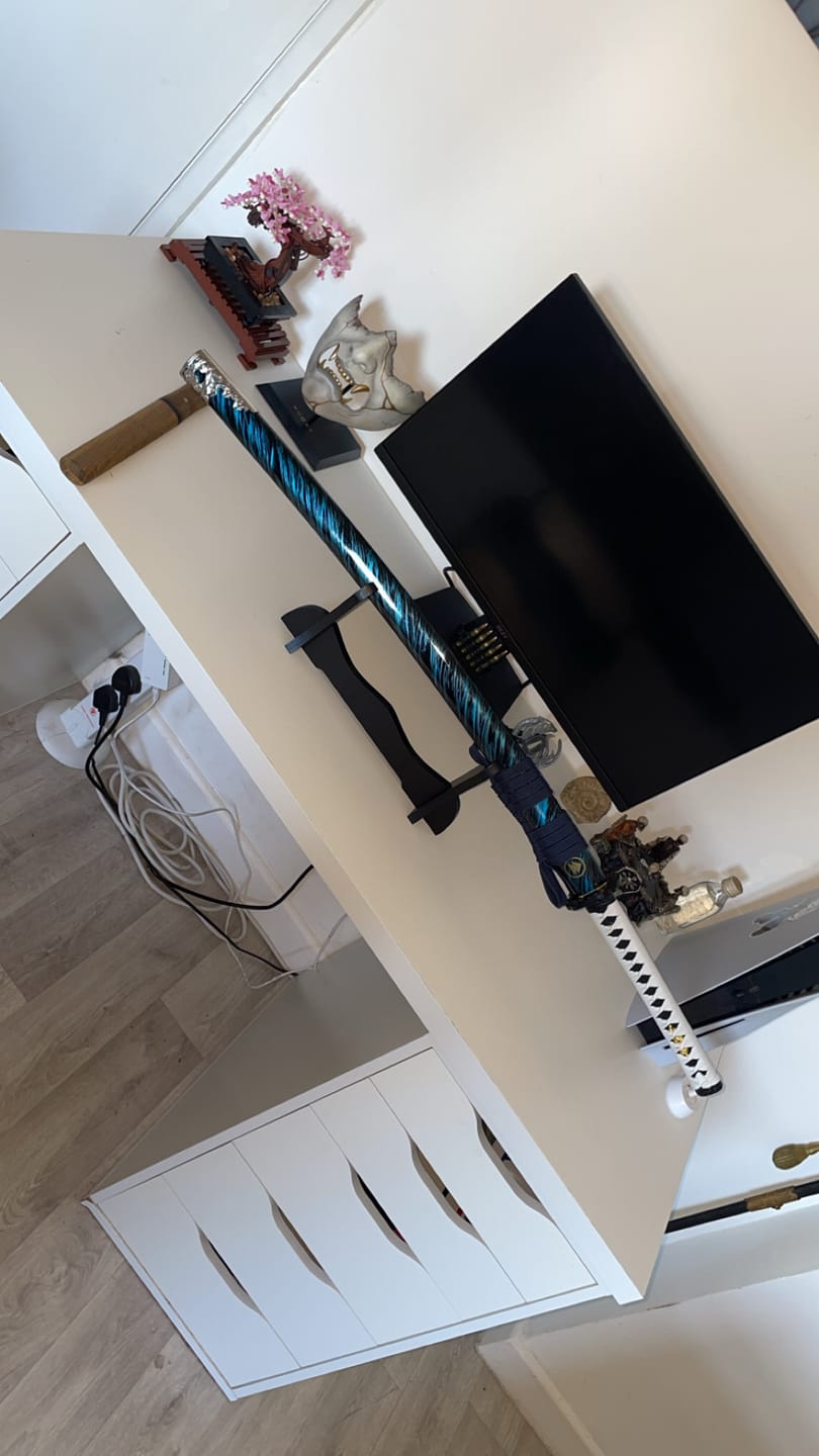 Customer photo review of Custom Japanese Sword