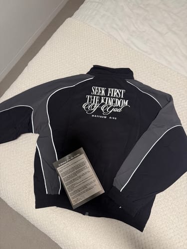 Customer photo review of The Kingdom Track Jacket