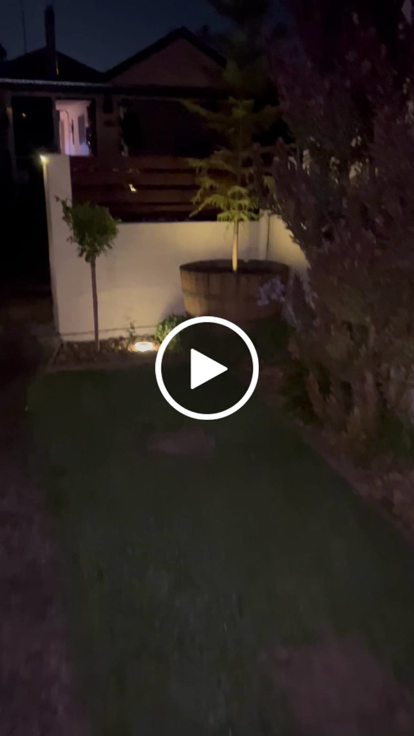 Customer video review of GardenBrite™ Solar Step Light