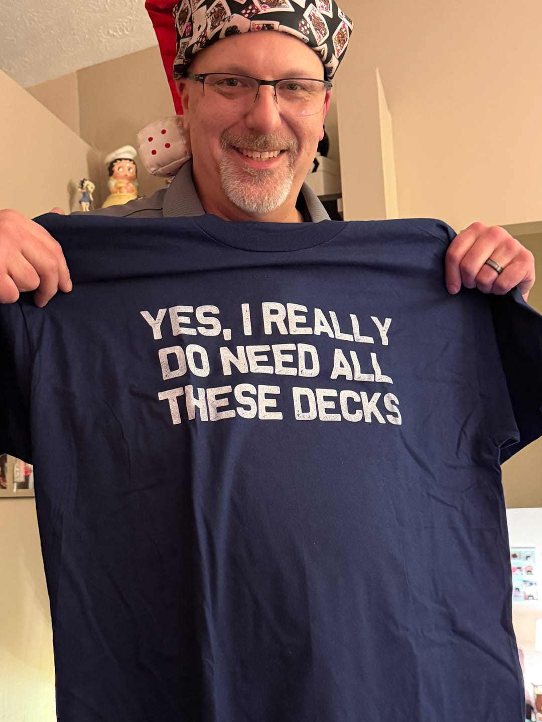 Customer photo review of I need these decks Tall Beefy-T® T-Shirt