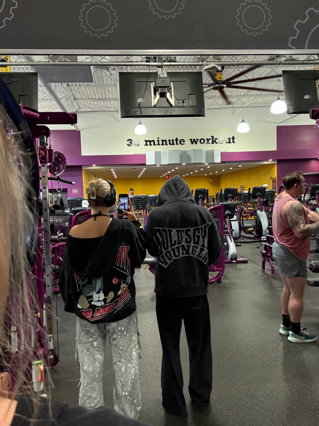 Customer photo review of 5162 - Golds Gym Throwback Zip-ups