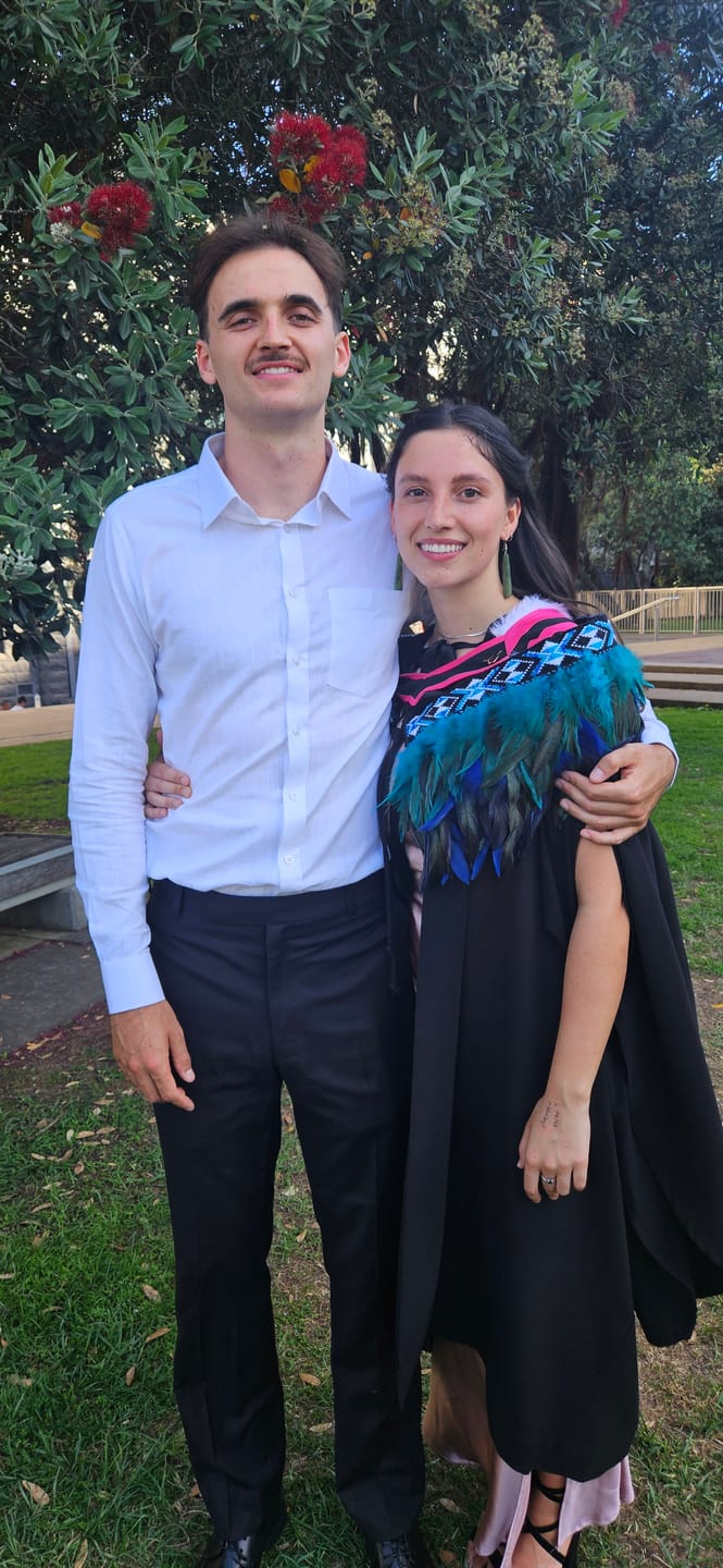 Customer photo review of Paua Blue Ceremonial Short Korowai