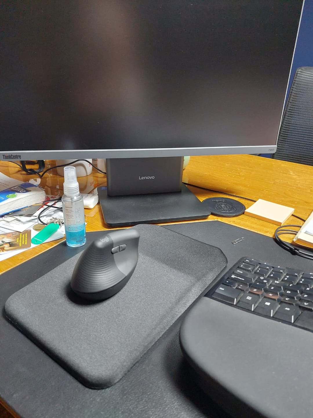 Customer photo review of Mousepad Ergonómico con Reposamuñecas de Memory Foam