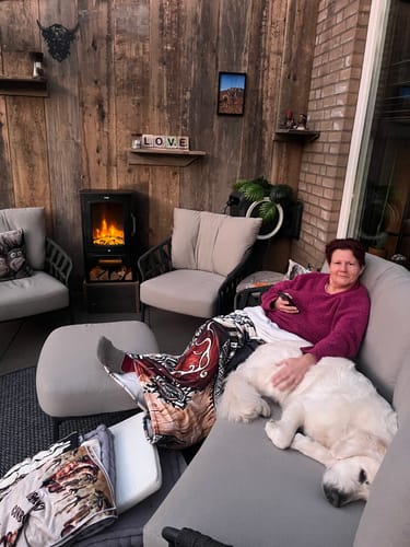 Customer photo review of EVIQ Elektrische Sfeerhaard Toronto - Vrijstaand