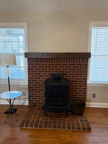 Customer photo review of Distressed Mantels
