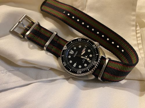 Customer photo review of 007 Bond Nylon Strap- Five Eye