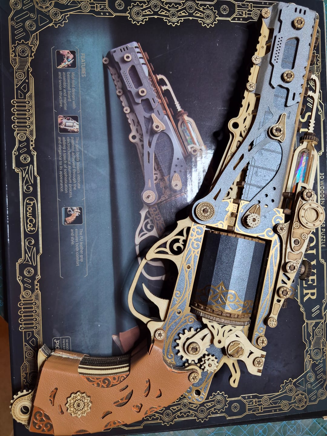Customer photo review of Rokrgeek Revolver Gun 3D Wooden Puzzle