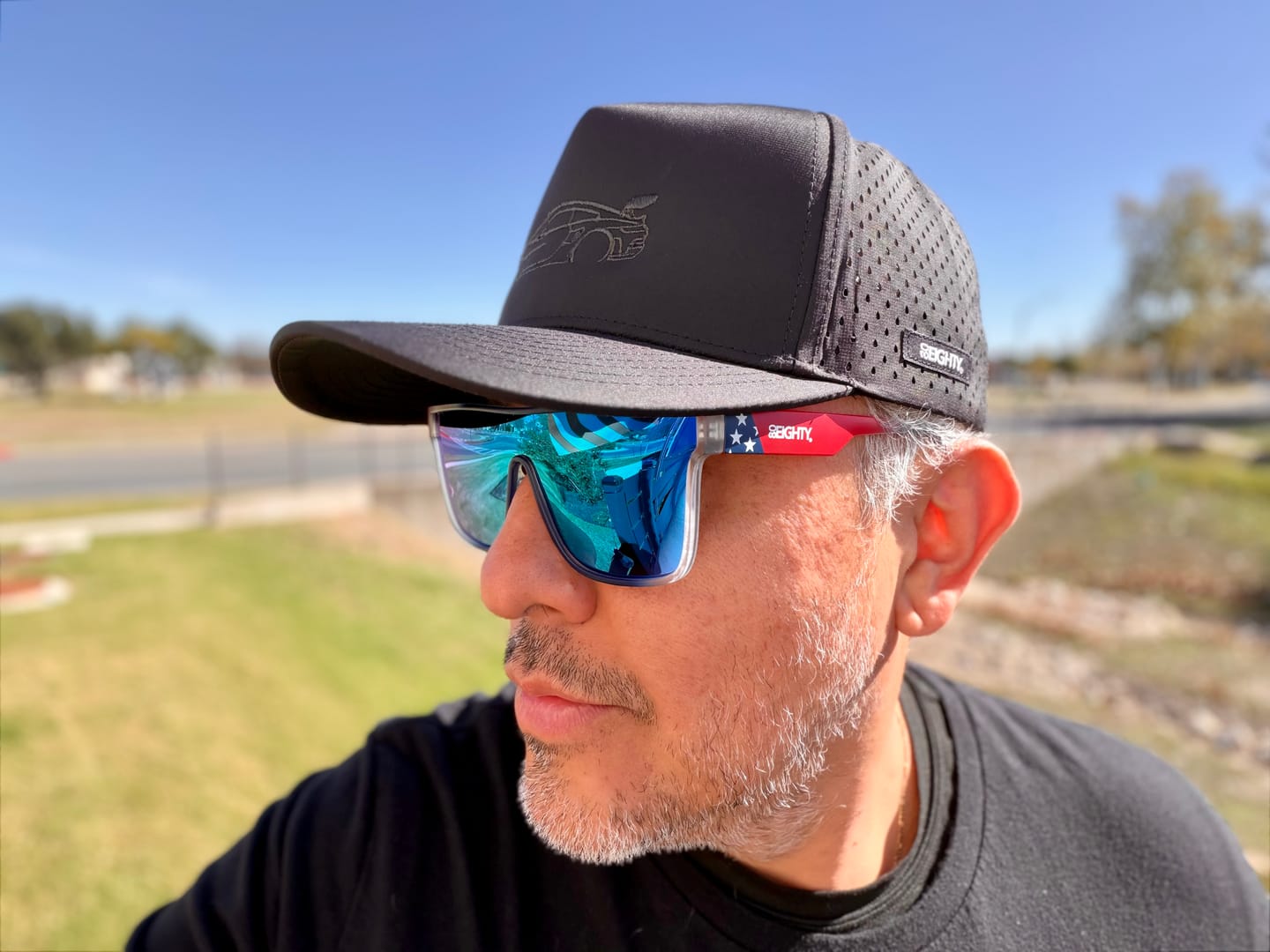 Customer photo review of 80Eighty® Polarized Murica Sunglasses