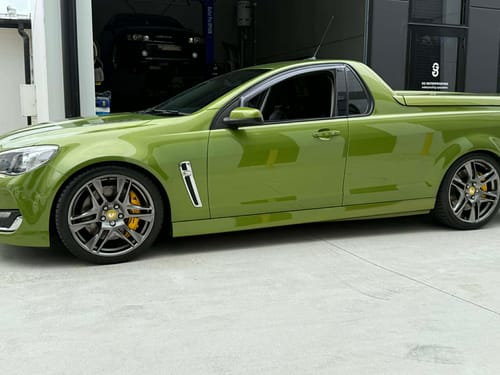 Customer photo review of Holden VE-VF CTS-V 6POTS Front & 4POTS Rear Calipers Kit Brake Upgrade