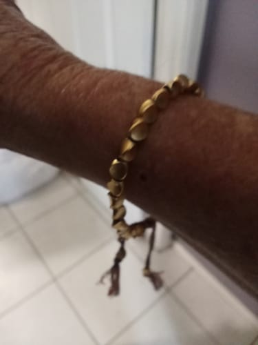Customer photo review of Tibetan Bracelet of Fortune