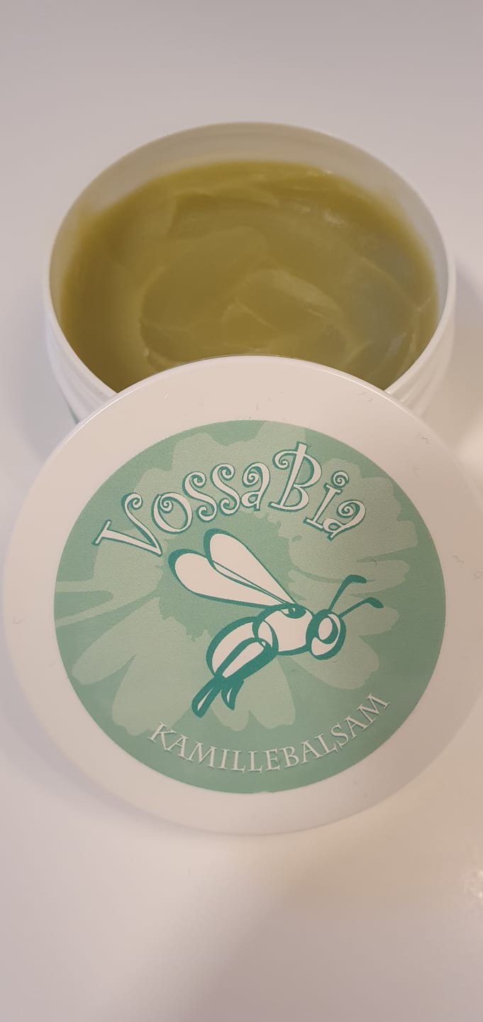 Reseña fotográfica de un cliente sobre el bálsamo de manzanilla