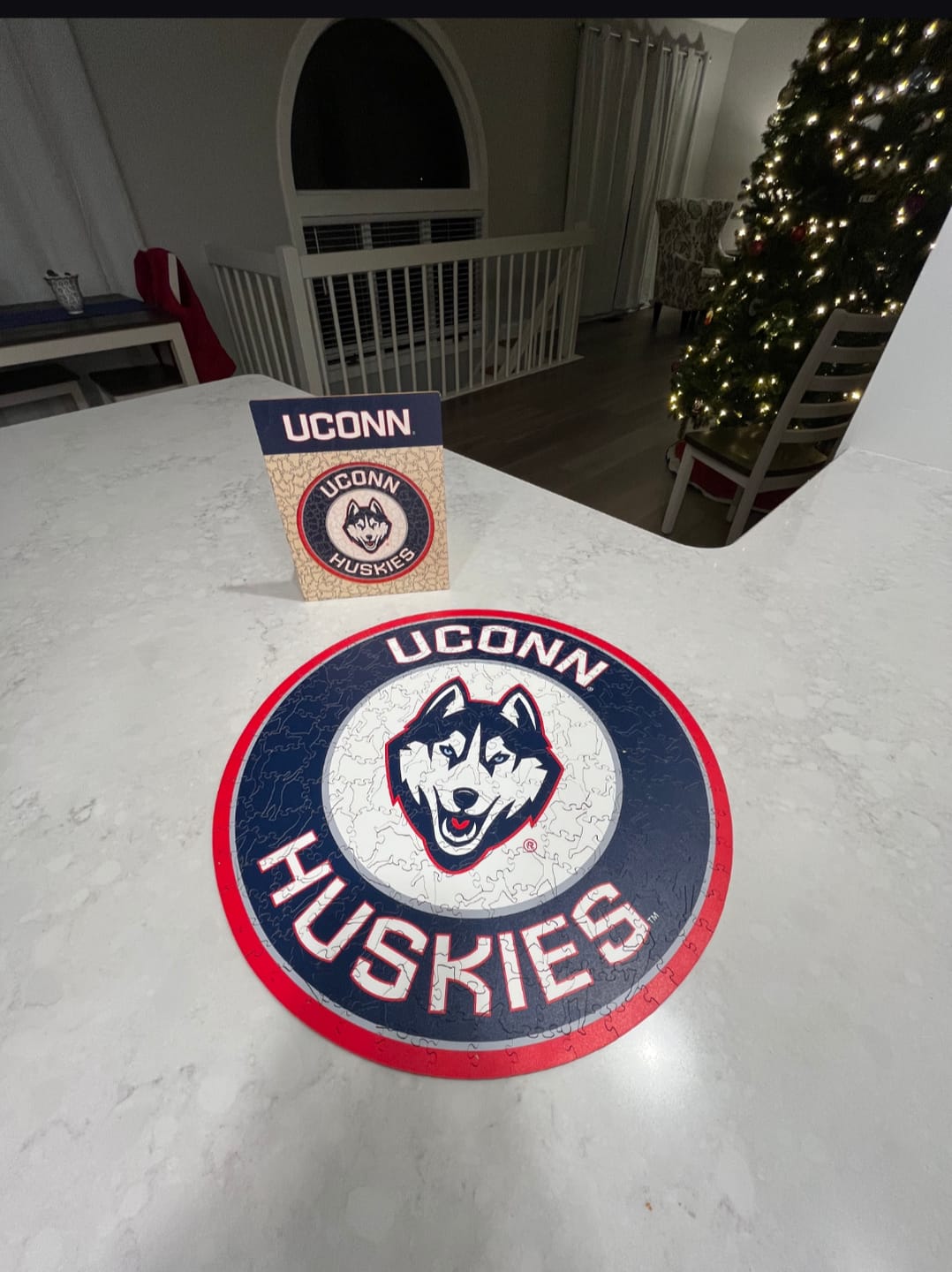 Customer photo review of University of Connecticut - Wooden Puzzle
