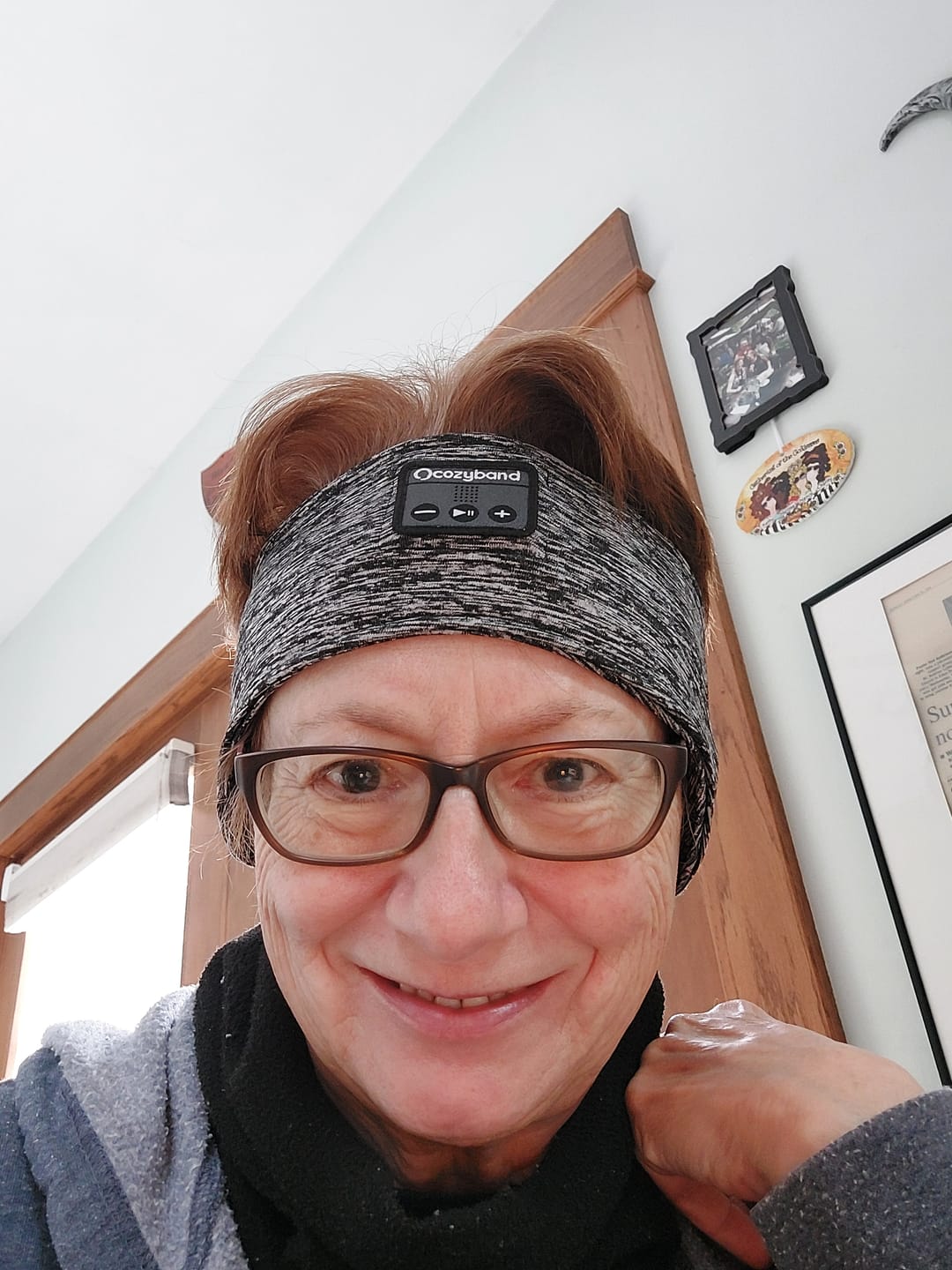 Customer photo review of CozyBand Wireless Headphones