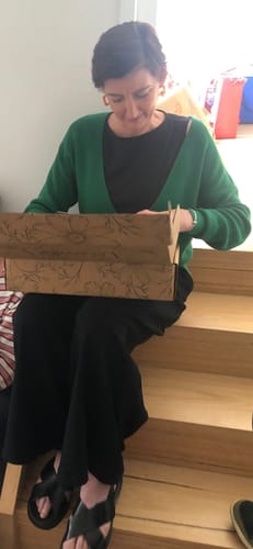 Customer photo review of Anna Deep V-neck