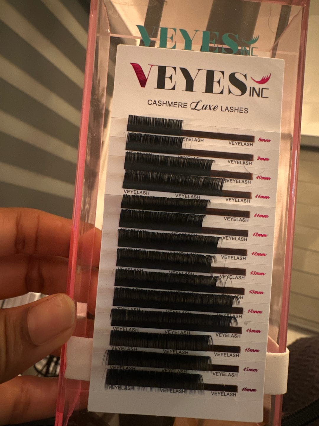 Customer photo review of Cashmere Fauxmink Lashes