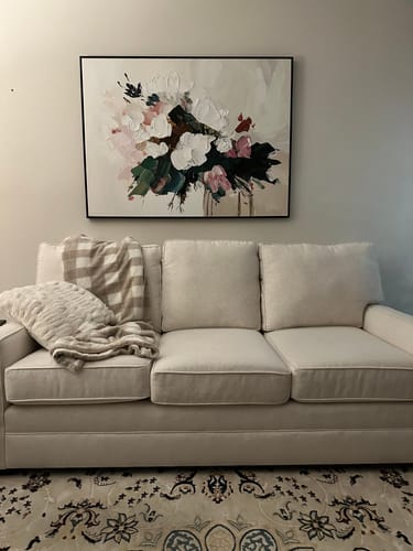 Customer photo review of Textured Abstract Landscape with Soft Tones-wp242878
