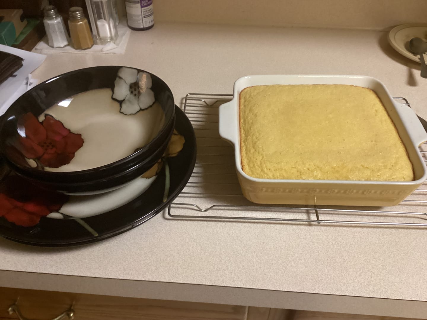 Customer photo review of Cousin T's Gourmet Honey Cornbread Mix