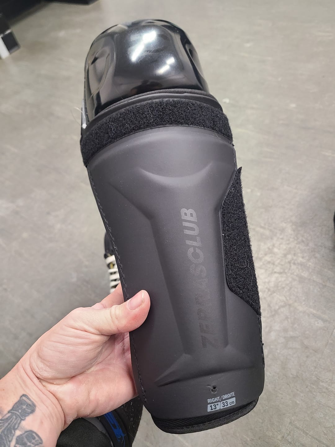 Customer photo review of ZSG-PRO HOCKEY REFEREE SHIN GUARDS