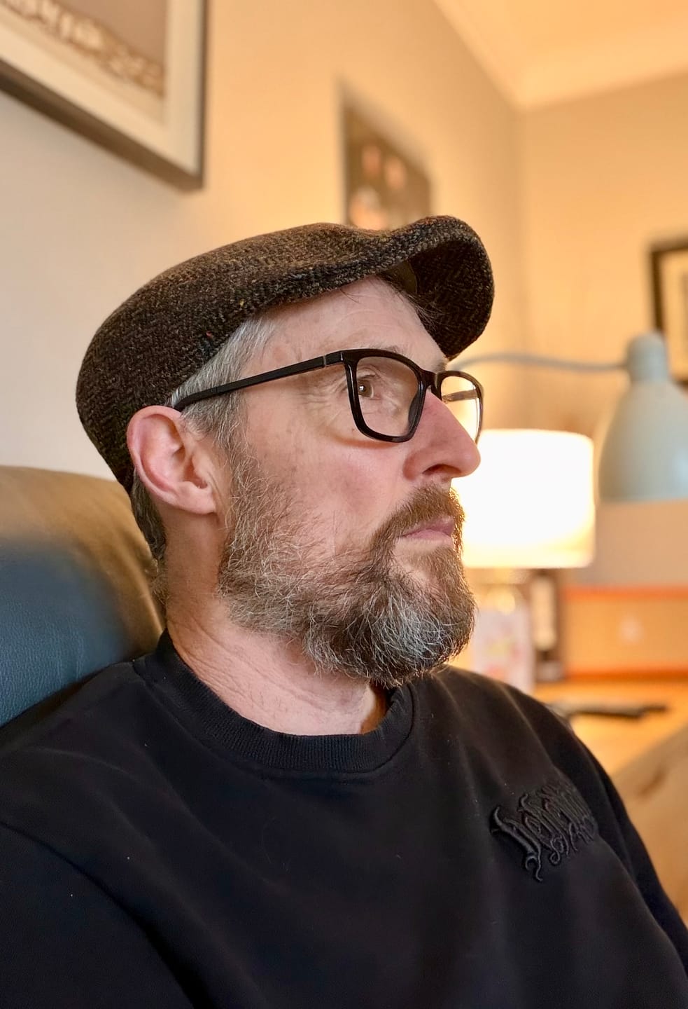 Customer photo review of Donegal Touring Cap Tweed