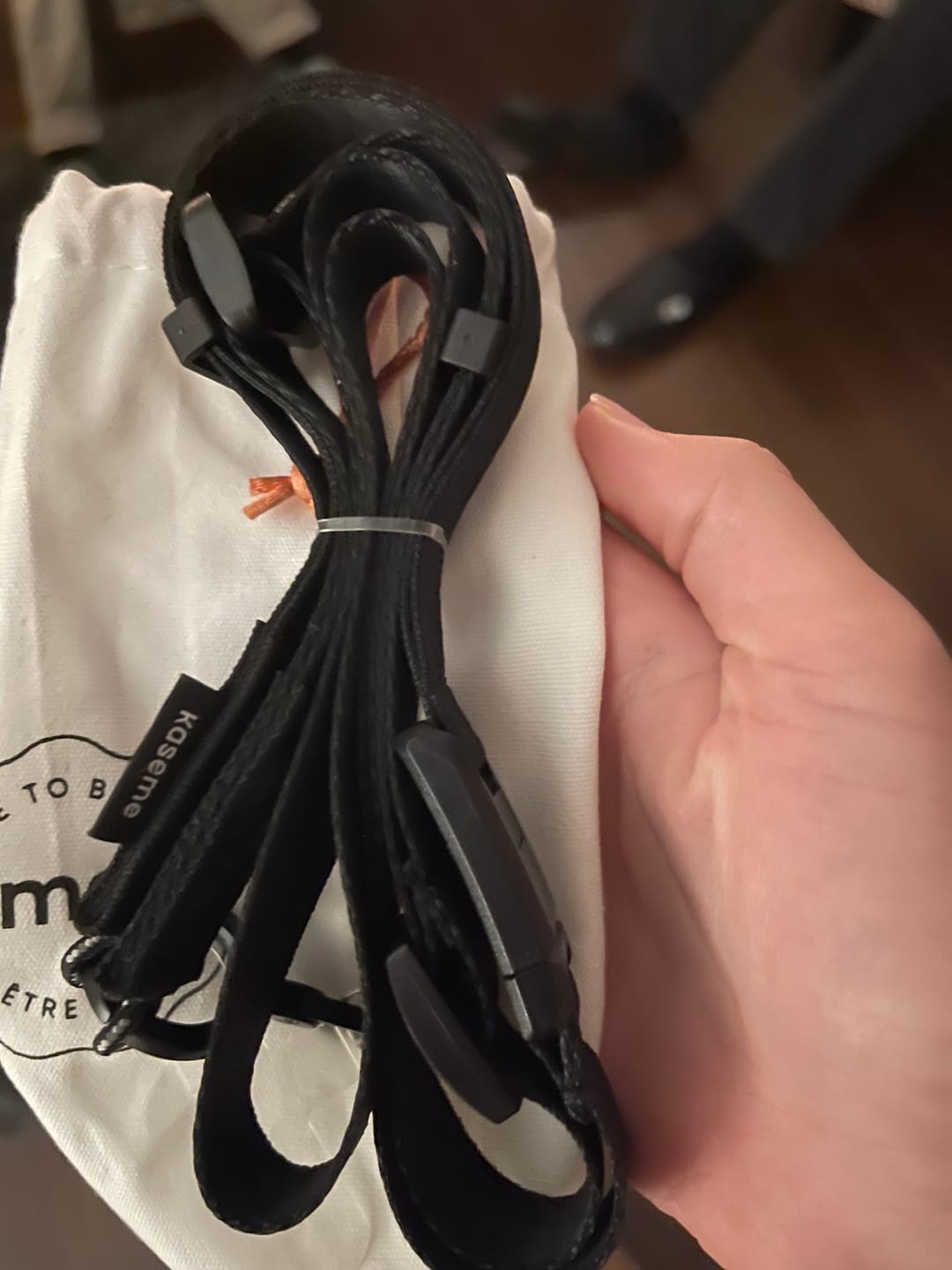 Customer photo review of Crossbody Phone Strap Black