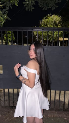 Customer photo review of VESTIDO EMMA BLANCO