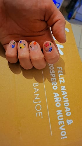 Customer photo review of Summer Flowers | Stickers de Gel