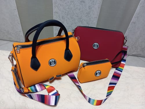 Customer photo review of SET Bauletto e Pochette grande
