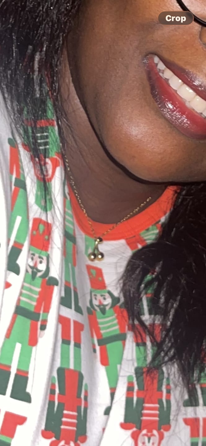 Customer photo review of Rue Necklace