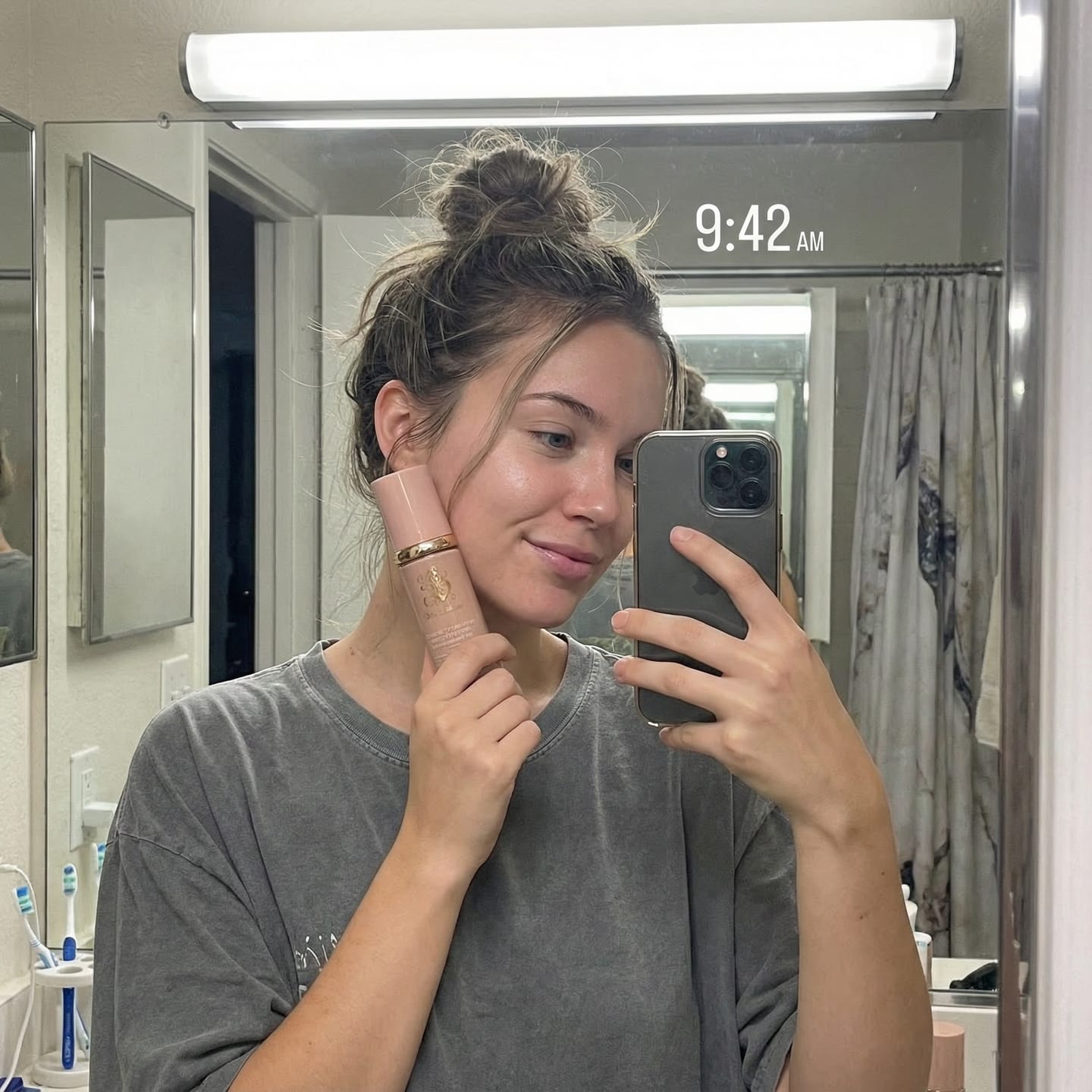 Customer photo review of Skinsync™ 4 in 1 Color Matching Foundation
