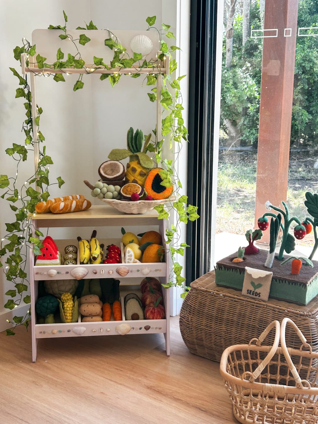 Customer photo review of Felt Vegetables and Fruits - Pick and Choose