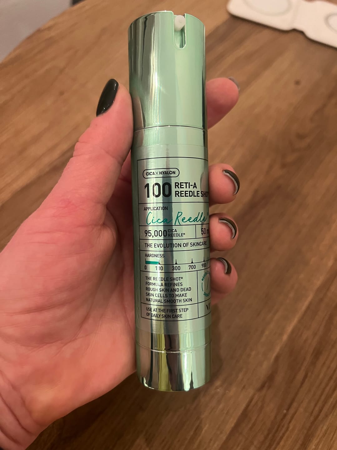 Customer photo review of Serums-būsteris ar mikroadatām un retinolu VT Cosmetics Reti-A Reedle Shot 100