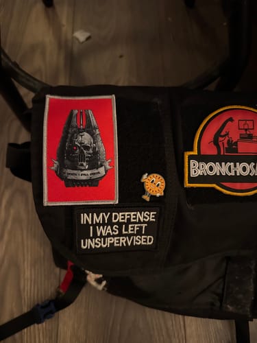 Customer photo review of I Still Serve - Sublimation Velcro Morale Patch