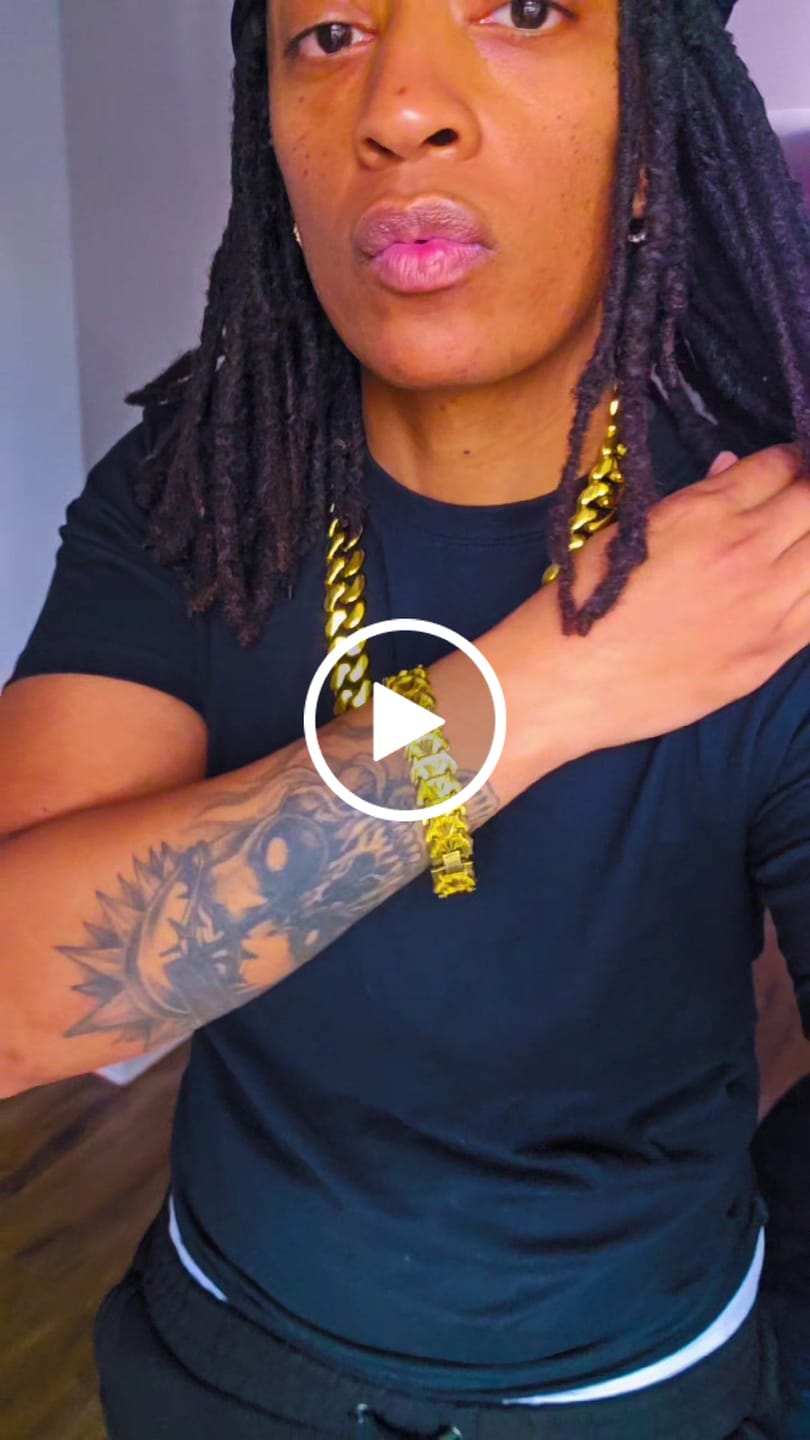 Customer video review of 20mm Solid 18k Gold Plated Miami Cuban Link Chain