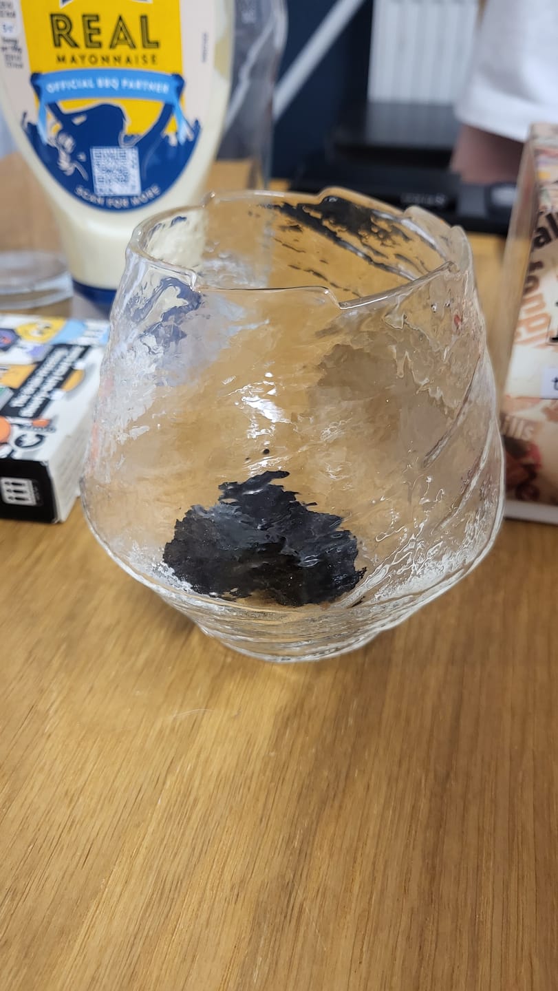 Customer photo review of Suisei - Handmade Japanese EDO Whiskey Glass