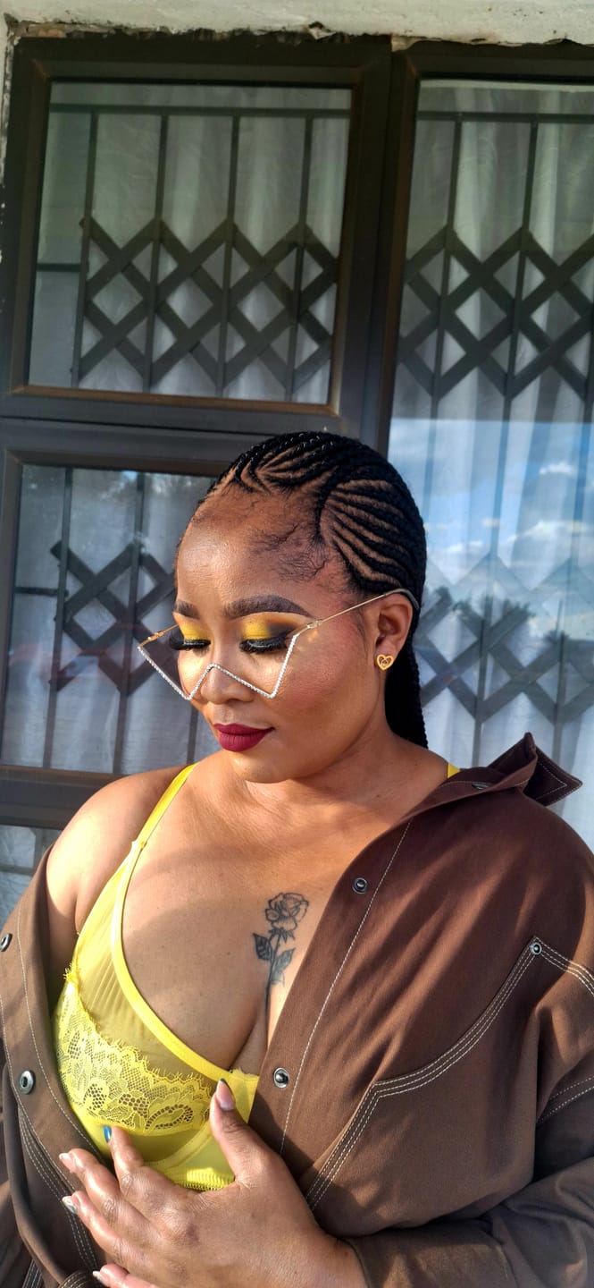 Customer photo review of Gold Thando Studs