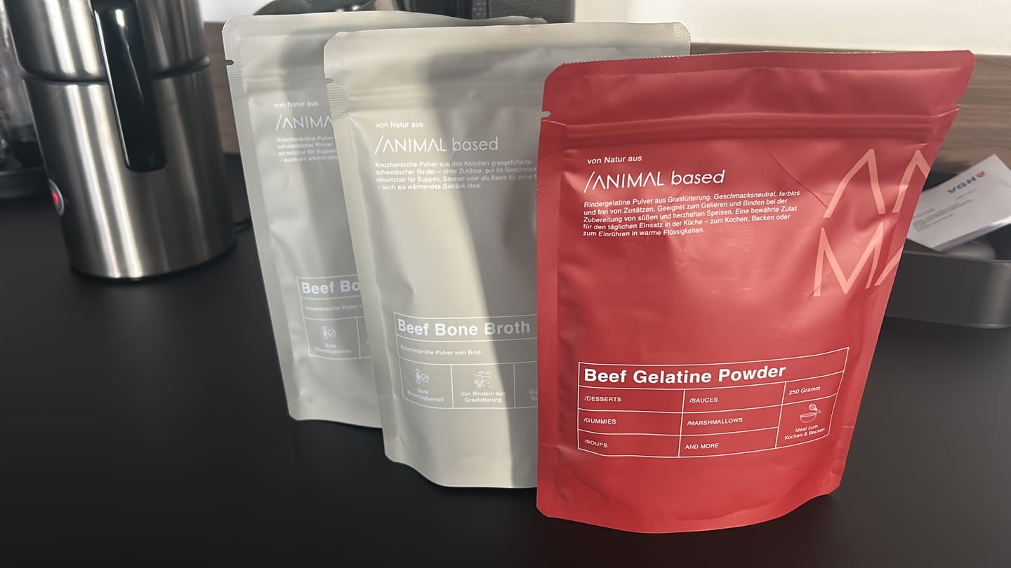 Customer photo review of Rindergelatine Pulver - Grass Fed Beef Gelatine