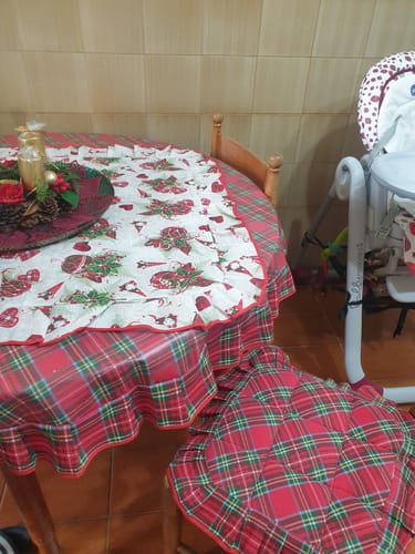 Customer photo review of Cuscini Coprisedia trapuntati Scozzesi 40x40X4,5 Set da 2 pezzi Fissaggio con alette Made in Italy