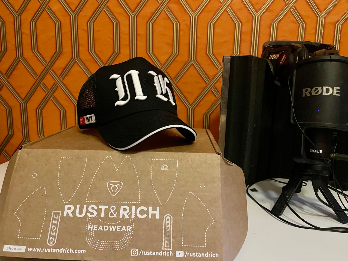 Customer photo review of Trucker Hat - Name Collection - Custom Made - Siyah