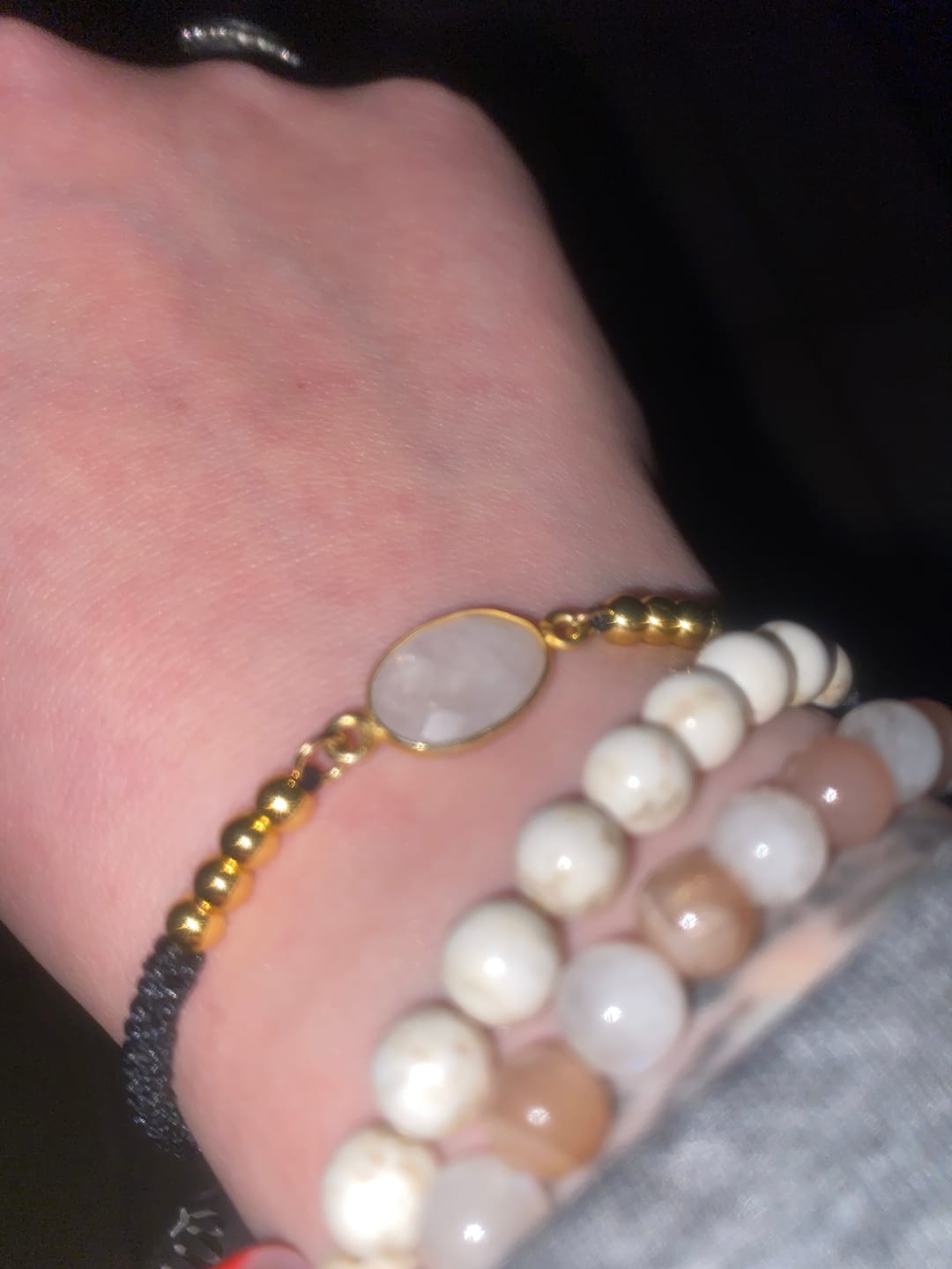 Customer photo review of Bracelet Fertilité Pierre de Lune - Votre allié pour la Conception
