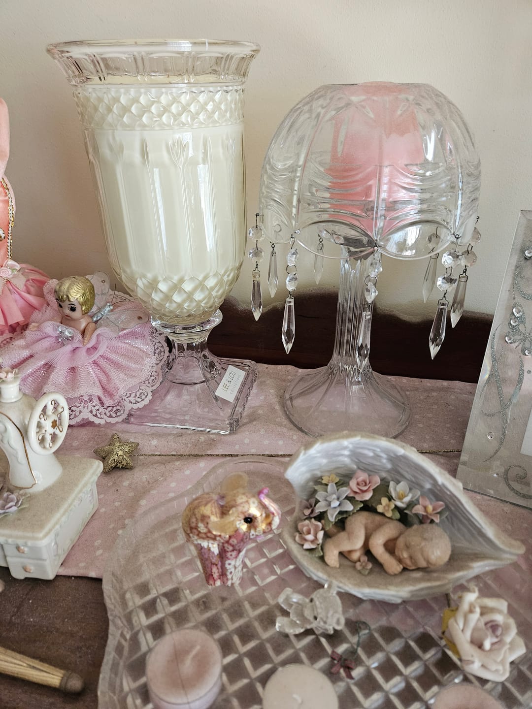 Customer photo review of Gardenia (Gardenia | Star Jasmine | Lily of the Valley) - Crystal Vase Candle | 200hr Burn ** PRE ORDER **