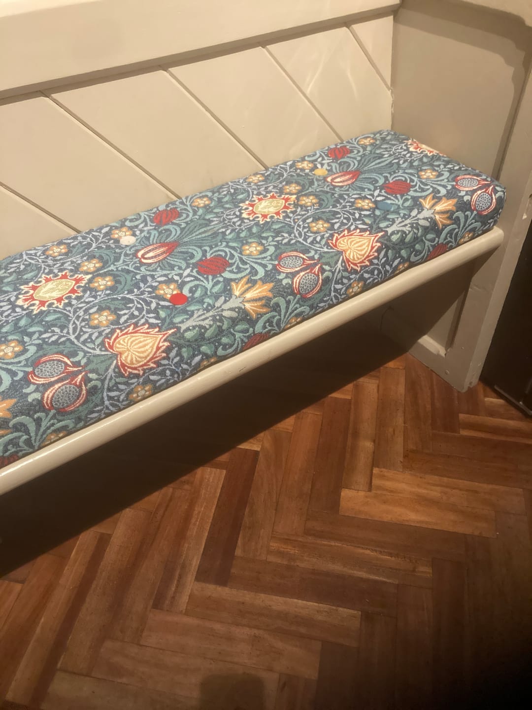 Customer photo review of William Morris Persian Design Tapestry Fabric